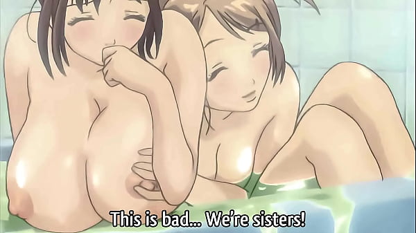 step Sisters Taking a Bath Together! Hentai [Subtitled]